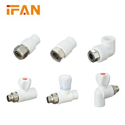 Sanitaartehnilised PPR veekasutustorude liitmikud